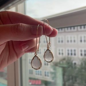 NWOT Cute Drop Gem Earrings!! NEVER WORN